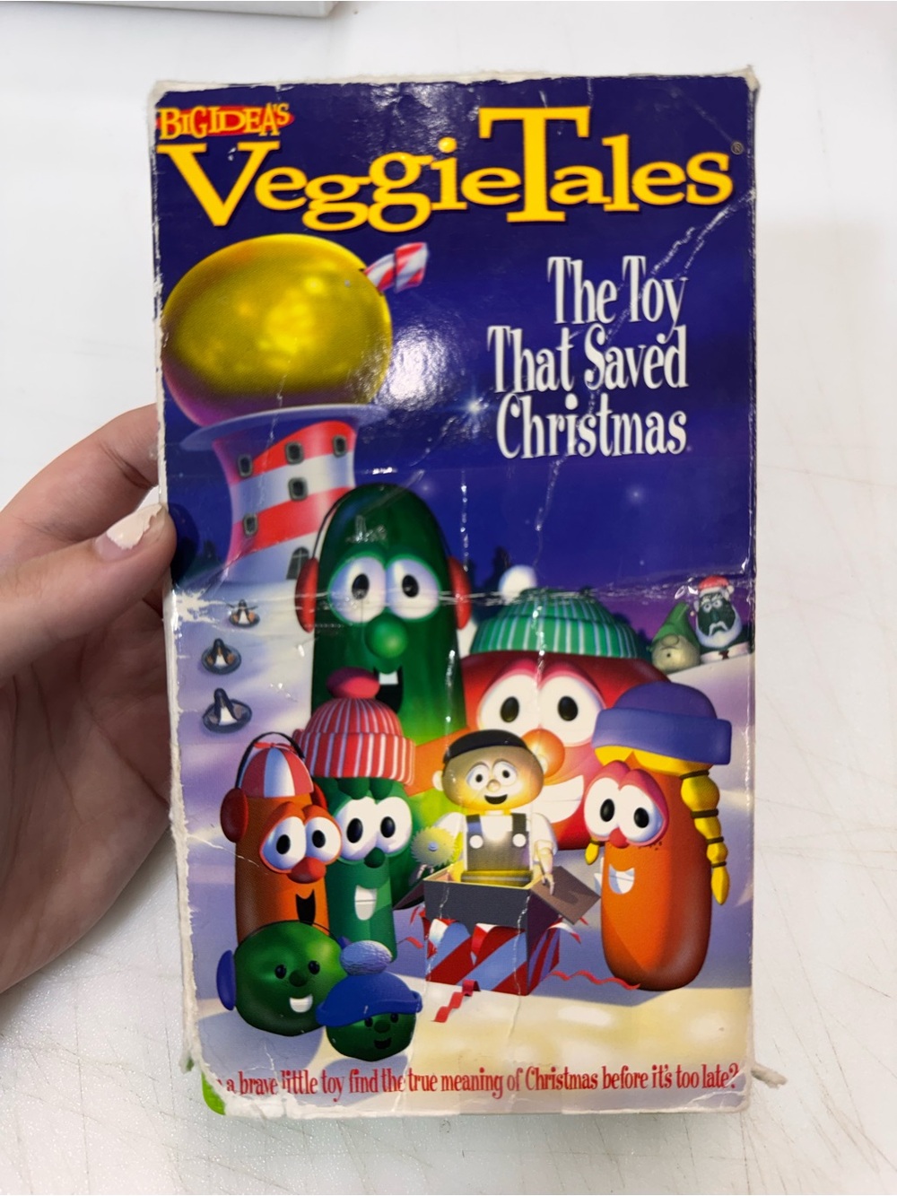 VeggieTales - The Toy That Saved Christmas (VHS, 1998) Untested